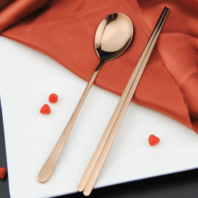 Kritne 304 Stainless Steel Spoon Chopsticks Set