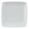 Better Homes & Gardens Loden Porcelain Square-Shaped Dinner Plate, White