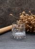 Paşabahçe 420194 Leafy Whiskey Glass, 4-pack, 300 cc
